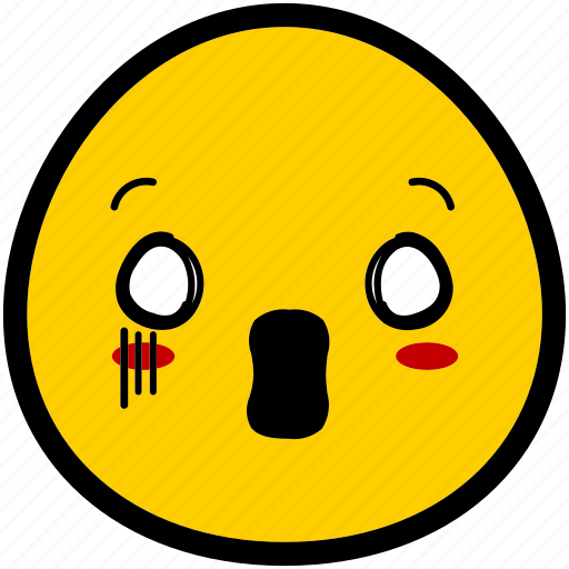 Emoji, emoticon, smiley, face, shocked icon - Download on Iconfinder