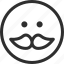 25px, iconspace, mustache 