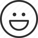 25px, iconspace, smile
