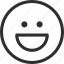 25px, iconspace, smile 