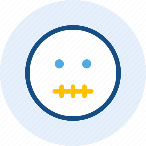 Emoticon, expression, mood, silent icon - Download on Iconfinder