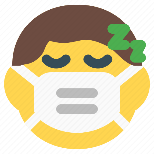 Boy, sleeping, covid, emoticon, expression icon - Download on Iconfinder