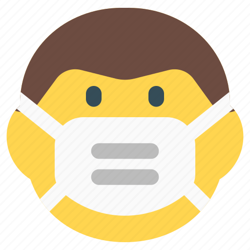 Man, covid, emoticon, mask icon - Download on Iconfinder