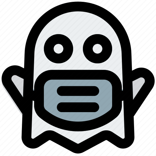 Ghost, covid, emoticon, scary icon - Download on Iconfinder