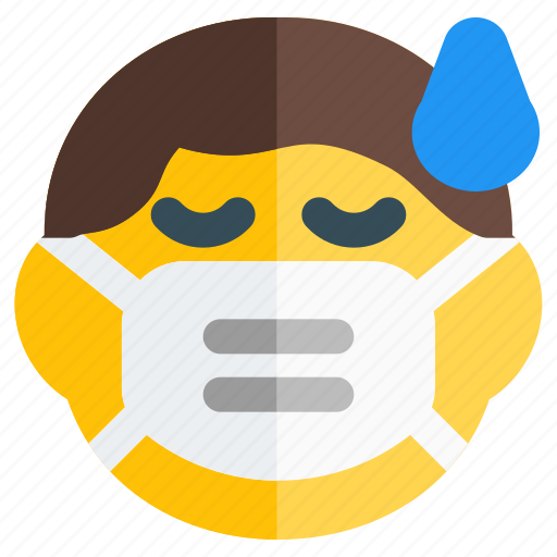 Boy, sweat, expression, emotion icon - Download on Iconfinder