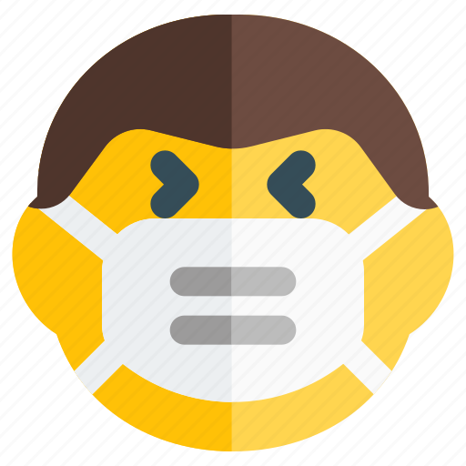 Man, laughing, mask, safety, emoticon icon - Download on Iconfinder