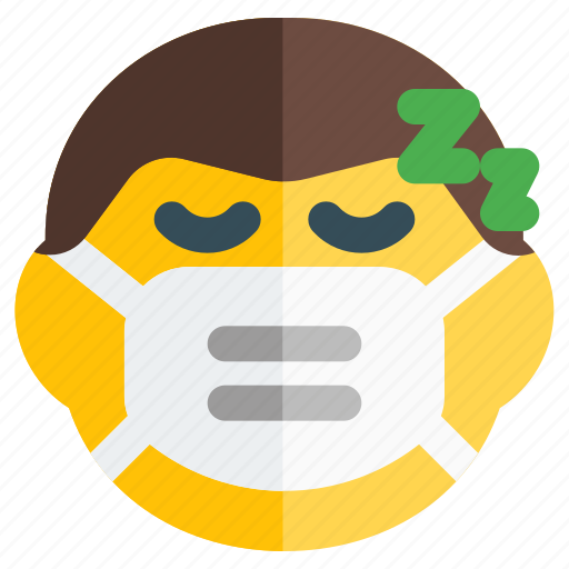 Man, sleeping, emotion, mask icon - Download on Iconfinder