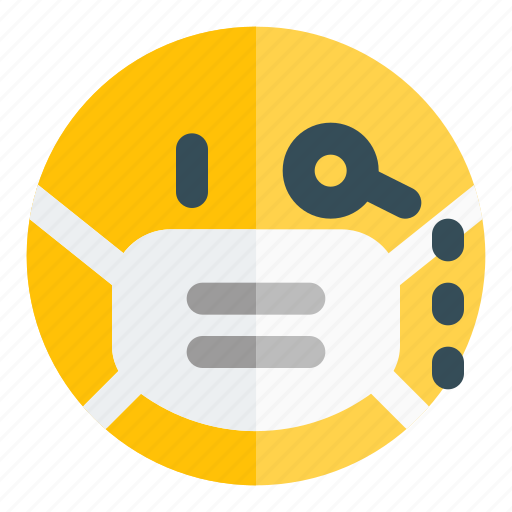 Monocle, covid, emoticon, lens icon - Download on Iconfinder