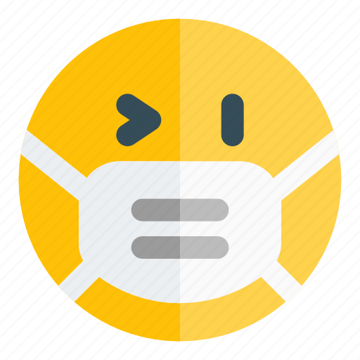 Right, eye, wink, mask, emoticon icon - Download on Iconfinder