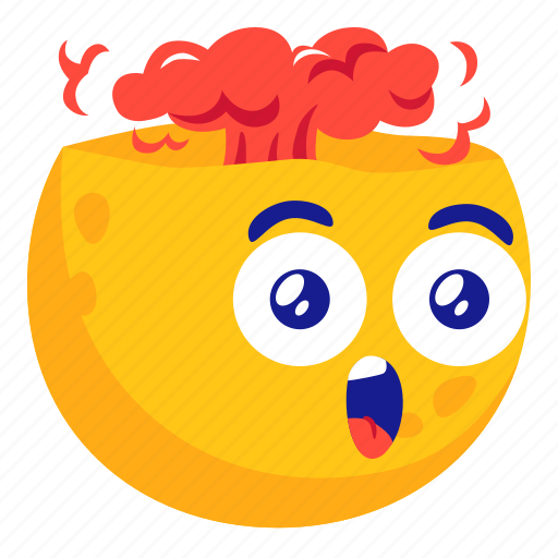 Exploding, head, explosion, expression icon - Download on Iconfinder