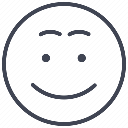 Smile, emoticon, emotion, expression, face, smiley icon - Download on Iconfinder