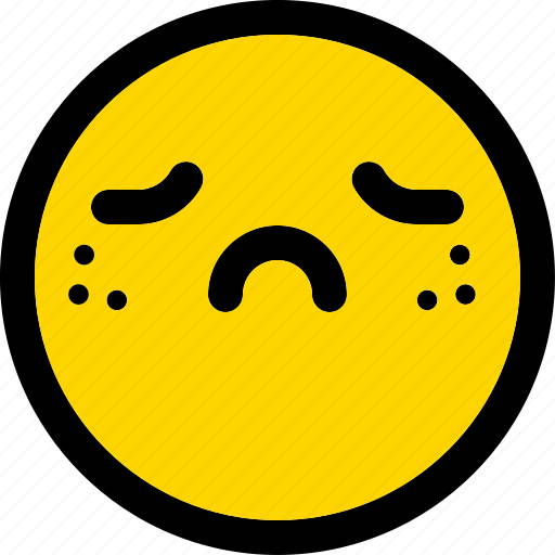 Depression, emoji, emoticon, expression, face, smiley icon - Download on Iconfinder