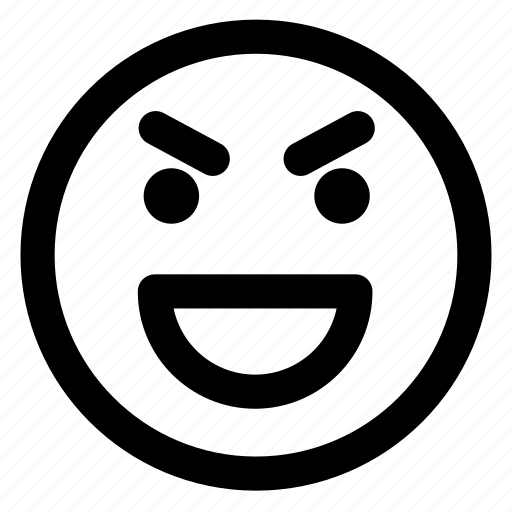 Avatar, emoji, emoticons, emotion, evil, smile, smiley icon - Download on Iconfinder