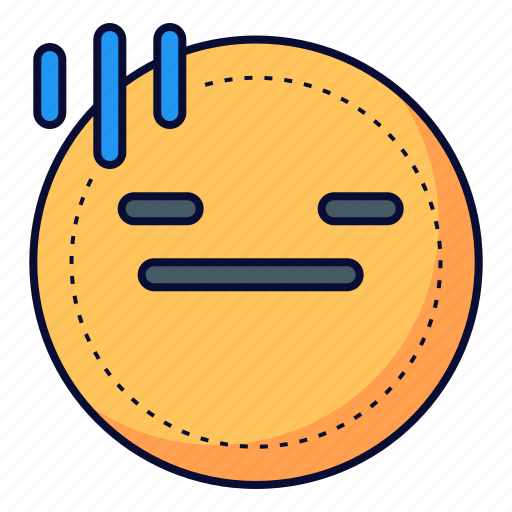 Emoticon, face, mood, unhappy icon - Download on Iconfinder