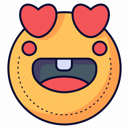 Emoji, emoticons, fall, in, love icon - Download on Iconfinder