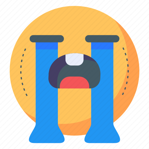 Cry, crying, emoji, emoticons, expression icon - Download on Iconfinder