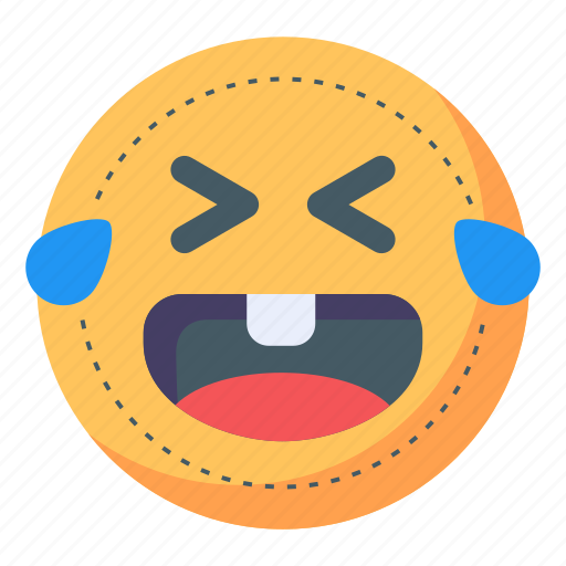 Emoticon, laugh, laughing, laughter icon - Download on Iconfinder