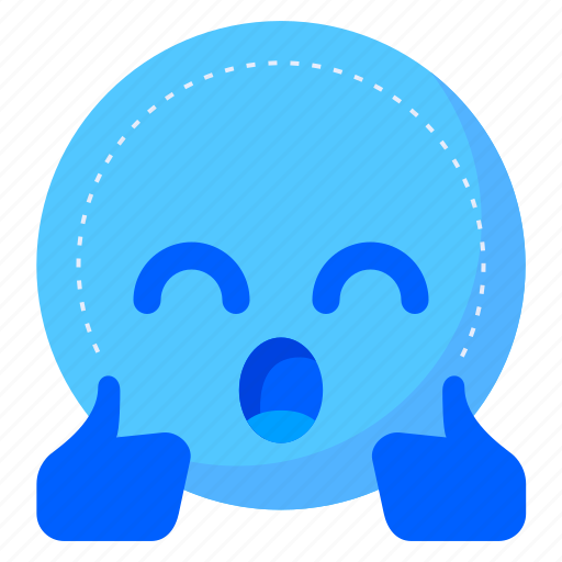 Emoji, emoticon, like, liked, likes icon - Download on Iconfinder