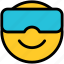 cool, emoji, face, air, weather, cold, emoticon, sunglasses, ice 