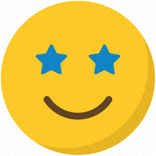 Excited, emoticon, emoji, face, expression, avatar, emotion icon - Download on Iconfinder