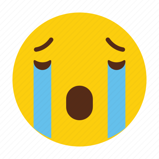 Crying, emoji, emoticon, emotion, sad, tears icon - Download on Iconfinder