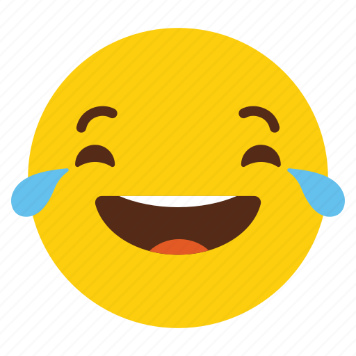 Emoji, emoticon, emoticons, emotion, laugh, smile, tears icon - Download on Iconfinder
