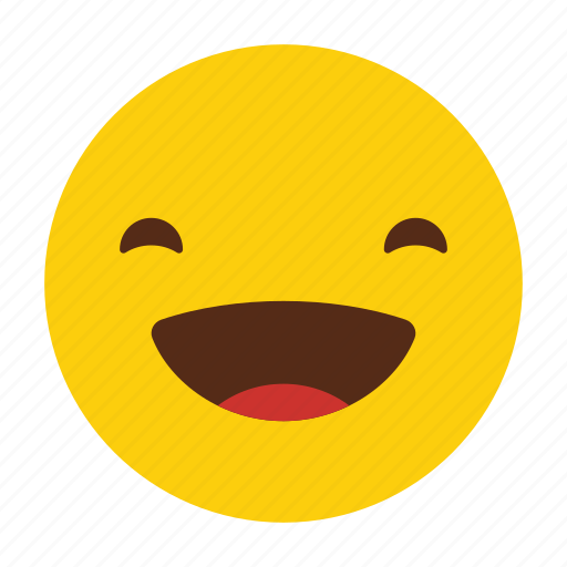 Emoji, emoticon, emoticons, expression, laugh, mood icon - Download on Iconfinder