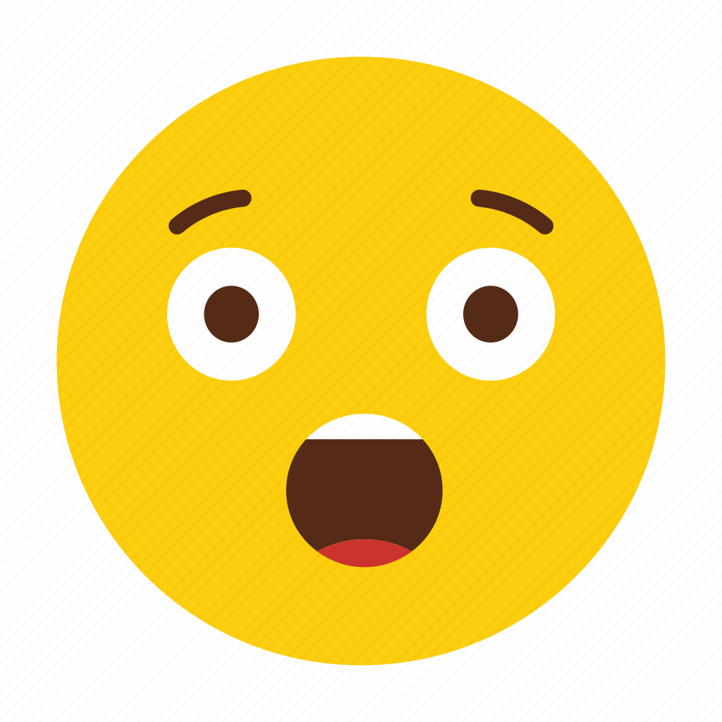 Screaming Surprised Smiley - Free vector graphic on Pixabay