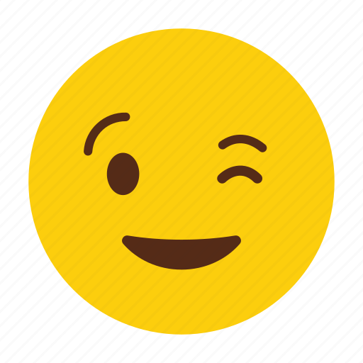 Emoticon, happy, reaction, smiley, tongue, wink icon - Download on Iconfinder