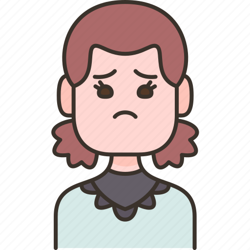 Worried, anxiety, stress, nervous, sad icon - Download on Iconfinder