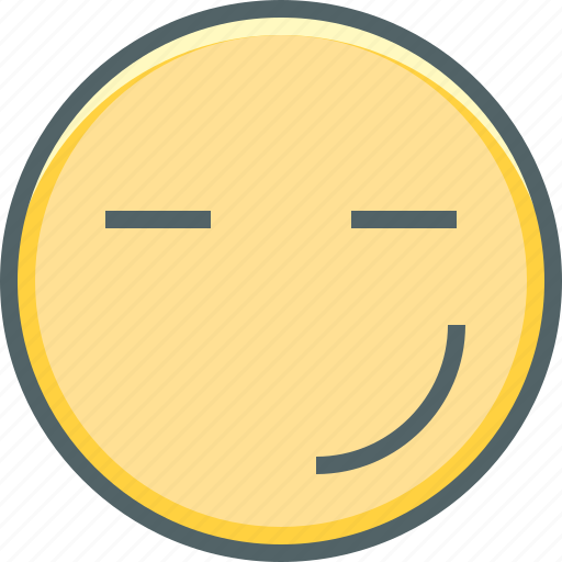 Emotion, innocent, emoji, emoticon, happy, smiley, sure icon - Download on Iconfinder