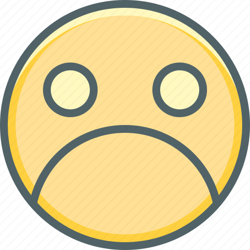 Emotion, sad, angry, boring, emoji, emoticon, unhappy icon - Download on Iconfinder