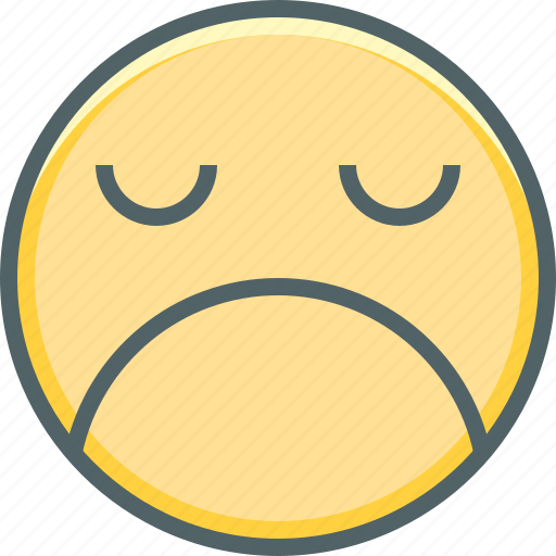 Emotion, sad, angry, emoji, emoticon, mood, unhappy icon - Download on Iconfinder