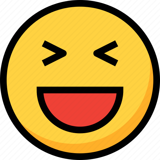 Emoji, emotion, face, funny, happy, laugh icon - Download on Iconfinder
