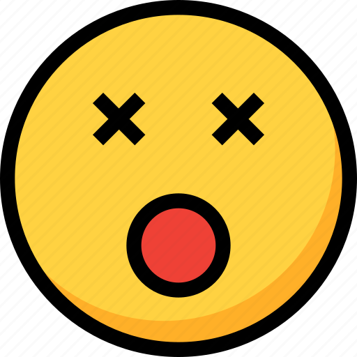 Dizzy, emoji, emotion, face, people icon - Download on Iconfinder
