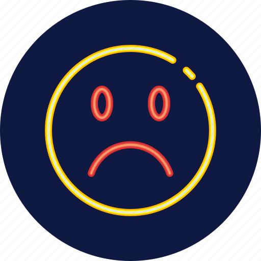 Sad, emotion, feeling, emoji, emoticon, face icon - Download on Iconfinder
