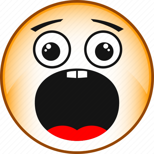 Emoji, emoticon, emotion, face, fright, scared, smile icon - Download on Iconfinder