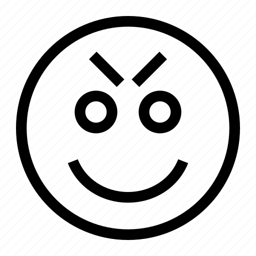 Emoji, emoticon, face, mischievous, people, smile, smiley icon - Download on Iconfinder