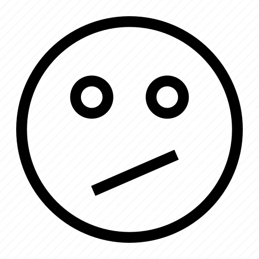 Unsure, аватар, грустный, лицо, стикер, ухмылка, эмоция icon - Download on Iconfinder