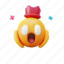 shock, 3d emoji 