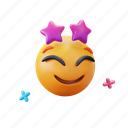 happy, 3d emoji 