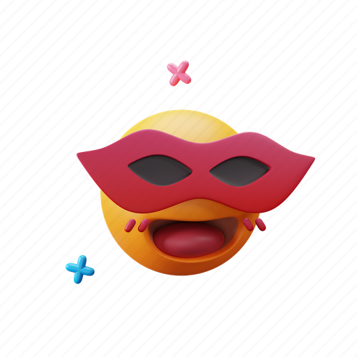 Mask, 3d emoji 3D illustration - Download on Iconfinder