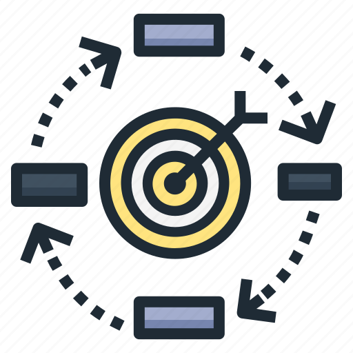 Circle, cycle, management, objective, target icon - Download on Iconfinder