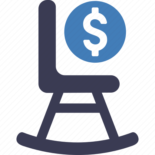 Pension, insurance, retirement plan, retirement planning, rocking chair, money, payment icon - Download on Iconfinder