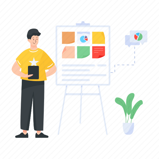Taskboard, tasks, business tasks, work board, official tasks illustration - Download on Iconfinder