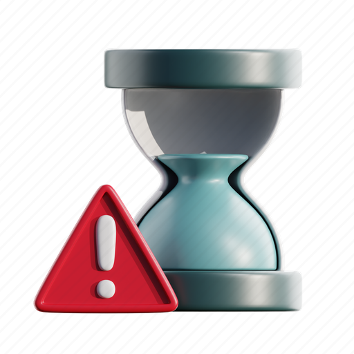 Loading, error, hourglass, empty state, error state 3D illustration - Download on Iconfinder