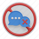 no communication, no message, empty page, error, no chat bubble, remove chat, delete chat 