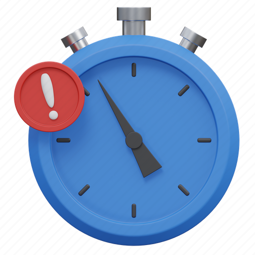 Expired time warning, timeout error, timeout, lost connection, request timeout, empty state, timeout warning 3D illustration - Download on Iconfinder