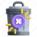 empty, bin, recycle, trash, battery, remove, garbage, delete, energy 