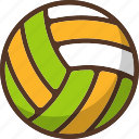 ball, beach, sport, summer, volleyball